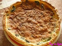 Tarte aux blettes (bettes) et lardons