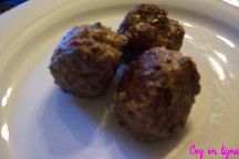 Boulettes de bufs pices