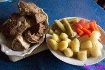 Pot au feu de boeuf.