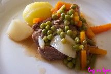 Saut de veau aux petits lgumes de printemps