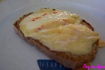 Tartine de Saint Sbastien au piment dEspelette