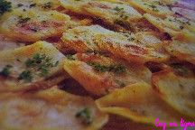 Gratin de pommes de terre et jambon  la paysanne