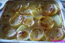 Gratin de pommes de terre boulangre