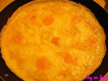 Omelette aux trois fromages