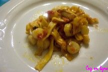 Tagliatelles (ptes fraches) au Surimi