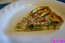 Tarte aux asperges.