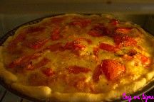 Tarte aux lgumes dt, tomates et mozzarella