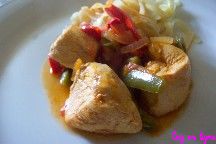 Blanc de poulet faon basquaise